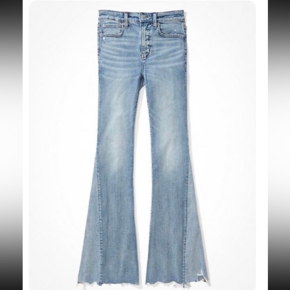 American eagle next level festival flare Jeans